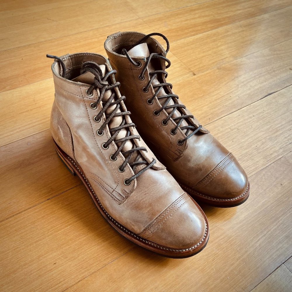 Truman Boot Co Natural Leather Boot Size 9.5D